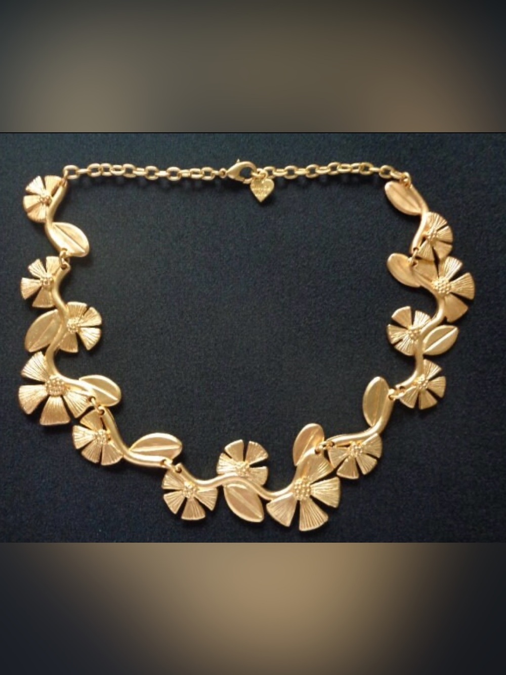 NWOT Dolce Vita Bijoux Paris Gold Plated Floral-Link Necklace - Women's Jewelry